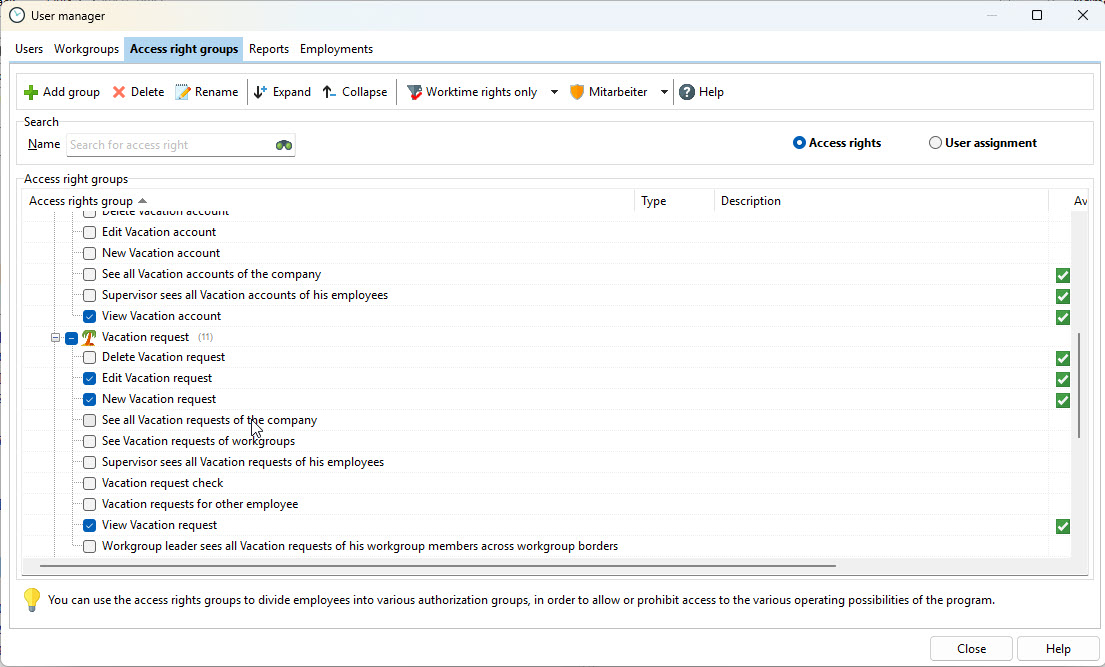 urlaubsantrag-rechte
